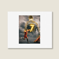 Aesthetic Ronaldo Poster Landscape Canvas Print | Artistshot