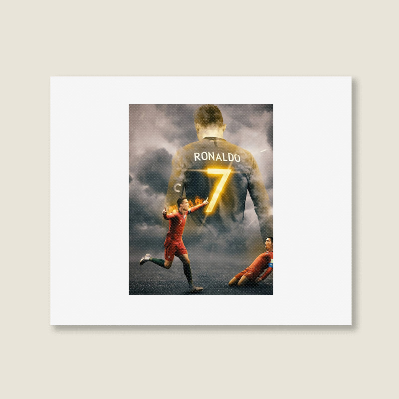 Aesthetic Ronaldo Poster Landscape Canvas Print | Artistshot