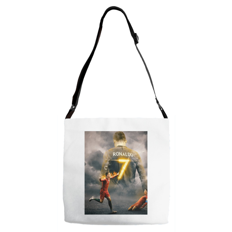 Aesthetic Ronaldo Poster Adjustable Strap Totes | Artistshot