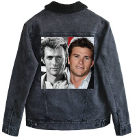 Clint Eastwood Eyes Classic Tshirt Hippie Unisex Sherpa-lined Denim Jacket | Artistshot