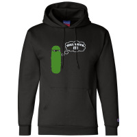 Dill With It Pickle Champion Hoodie | Artistshot