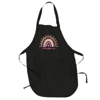 Womens Ostomy Awareness Pink Heart Leopard Rainbow Ostomy Warrior O V Full-length Apron | Artistshot