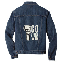 Go Fight Win Men Denim Jacket | Artistshot