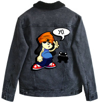 Parappa The Rapper Rap 23 Unisex Sherpa-lined Denim Jacket | Artistshot