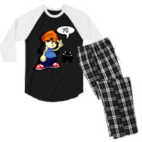 Parappa The Rapper Rap 23 Men's 3/4 Sleeve Pajama Set | Artistshot