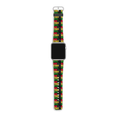 Custom Black History Month Apple Watch Band By Shirt1na - Artistshot