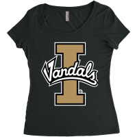 Idaho Vandals Women's Triblend Scoop T-shirt | Artistshot