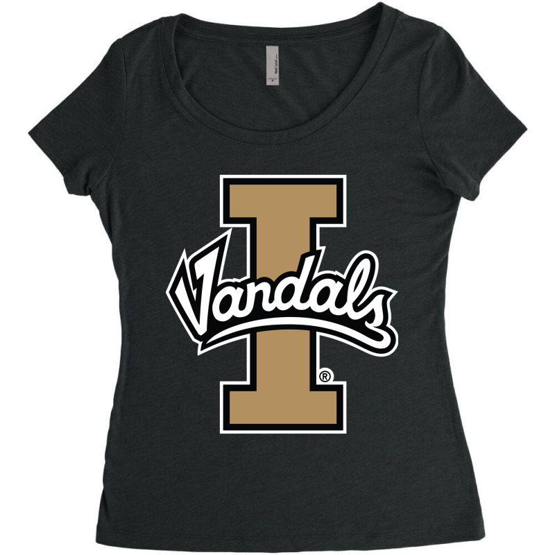 Idaho Vandals Women's Triblend Scoop T-shirt by Raizoo | Artistshot