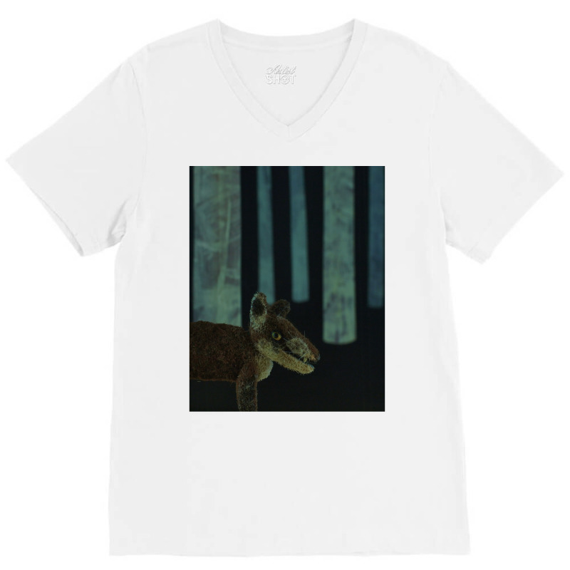 Fox Classic Cute Boy V-Neck Tee by azawadfedinx | Artistshot