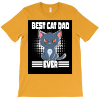 Best Cat Dad Ever Poster Aesthetic T-shirt | Artistshot