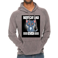 Best Cat Dad Ever Poster Aesthetic Vintage Hoodie | Artistshot