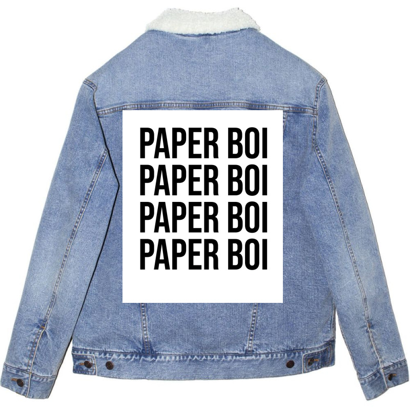 Paper Boi And Atlanta U Mad Poster Gift (1) Unisex Sherpa-lined Denim Jacket | Artistshot