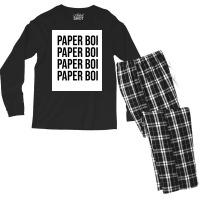 Paper Boi And Atlanta U Mad Poster Gift (1) Men's Long Sleeve Pajama Set | Artistshot