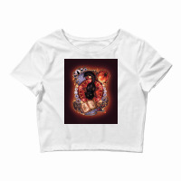 Black Cat Magic Poster Nostalgia Crop Top | Artistshot