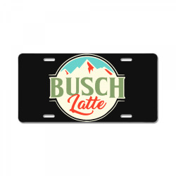vintage busch light busch latte License Plate | Artistshot