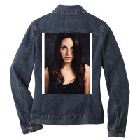 Mila Kunis   Album 1 Ladies Denim Jacket | Artistshot