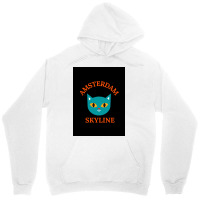 Amsterdam Skyline Cat Poster Tumblr Unisex Hoodie | Artistshot