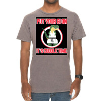 Bjj Put Your Gi On Now Letx27s Cuddle Poster Red Vintage T-shirt | Artistshot