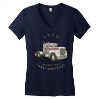 1970 International Transtar 4300 Classic Truck 1 Women's V-neck T-shirt | Artistshot