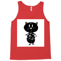 Black And White Cat Nr11 Poster 70s Tank Top | Artistshot