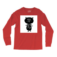 Black And White Cat Nr11 Poster 70s Long Sleeve Shirts | Artistshot