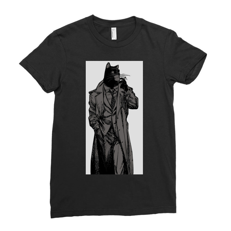 Blacksad From Blacksad Amarillo Poster Girl Aesthetic Ladies Fitted T-Shirt by elhurrbushaty | Artistshot