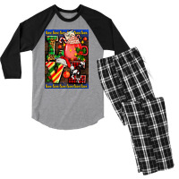 Love Coffee Cup Christmas Men's 3/4 Sleeve Pajama Set | Artistshot