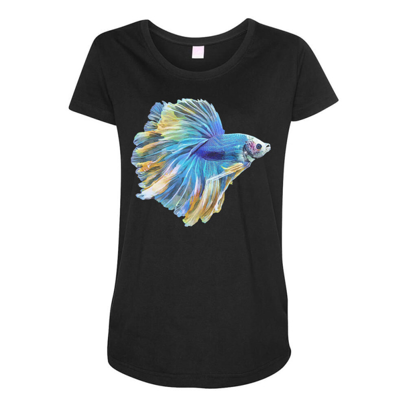 Paradise Betta T  Shirt Paradise Betta Fish T  Shirt Maternity Scoop Neck T-shirt by ignacioharris483 | Artistshot