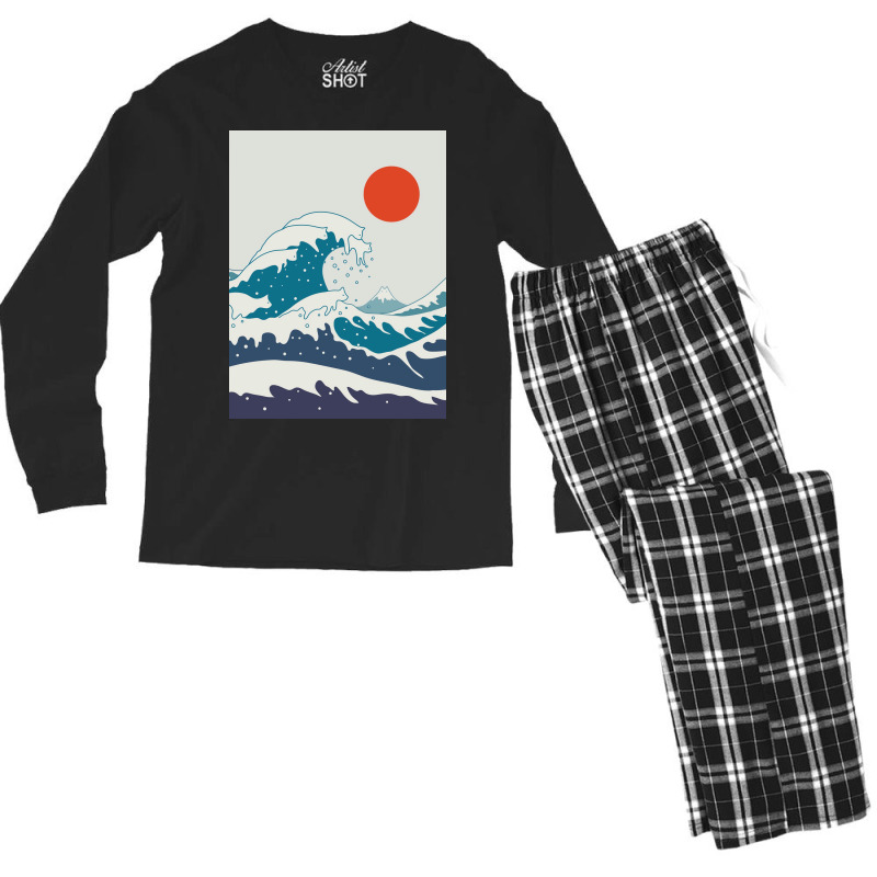 Cat Landscape 34 Poster Aesthetic Men's Long Sleeve Pajama Set by reejanhuddau | Artistshot