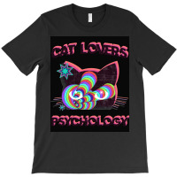 Cat Lovers Psychology Poster Hipster Girl T-shirt | Artistshot