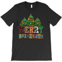 Merry Christmas With Christmas Trees T-shirt | Artistshot