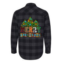 Merry Christmas With Christmas Trees Flannel Shirt | Artistshot