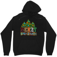 Merry Christmas With Christmas Trees Unisex Hoodie | Artistshot