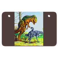 Allosaurus Vs Dryosaurus Poster Nostalgia Atv License Plate | Artistshot