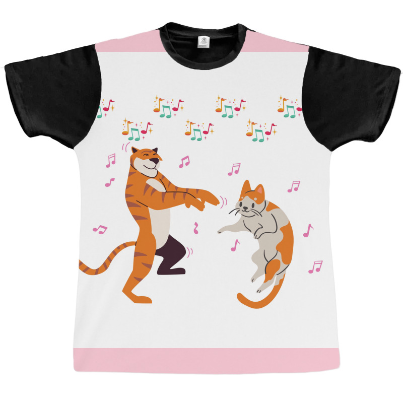 Cat Vs Tiger Party Poster Humor Graphic T-shirt by reejanhuddau | Artistshot