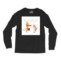 Cat Vs Tiger Party Poster Humor Long Sleeve Shirts | Artistshot