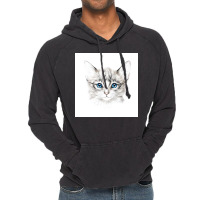 Cats Chat Quotthe Charcoal Catquot Poster Blue Vintage Hoodie | Artistshot