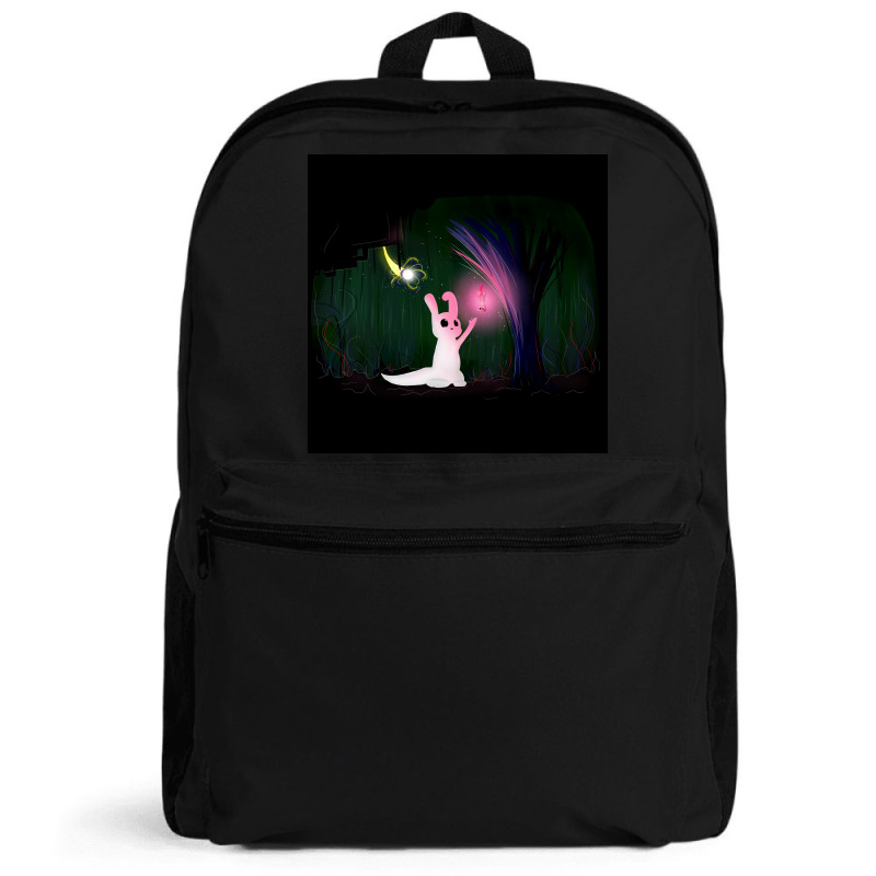 Glowing Slugcat Rain World Poster 80s Backpack | Artistshot