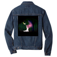 Glowing Slugcat Rain World Poster 80s Men Denim Jacket | Artistshot