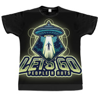 Letx27s Go These People Are Nutx27s Design  Stars Graphic T-shirt | Artistshot