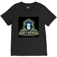 Letx27s Go These People Are Nutx27s Design  Stars V-neck Tee | Artistshot