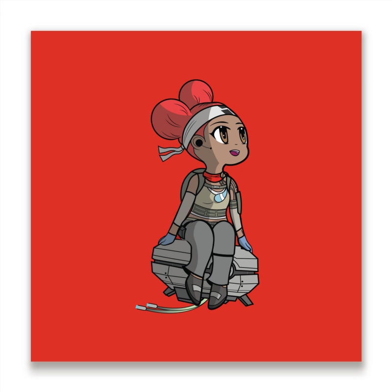 Cutie Lifeline Metal Print Square | Artistshot