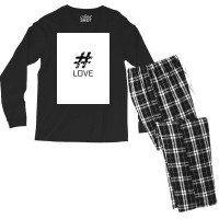 Love T Shirt  Vintage Men's Long Sleeve Pajama Set | Artistshot