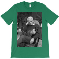 Derrida And A Cat Poster Gift T-shirt | Artistshot