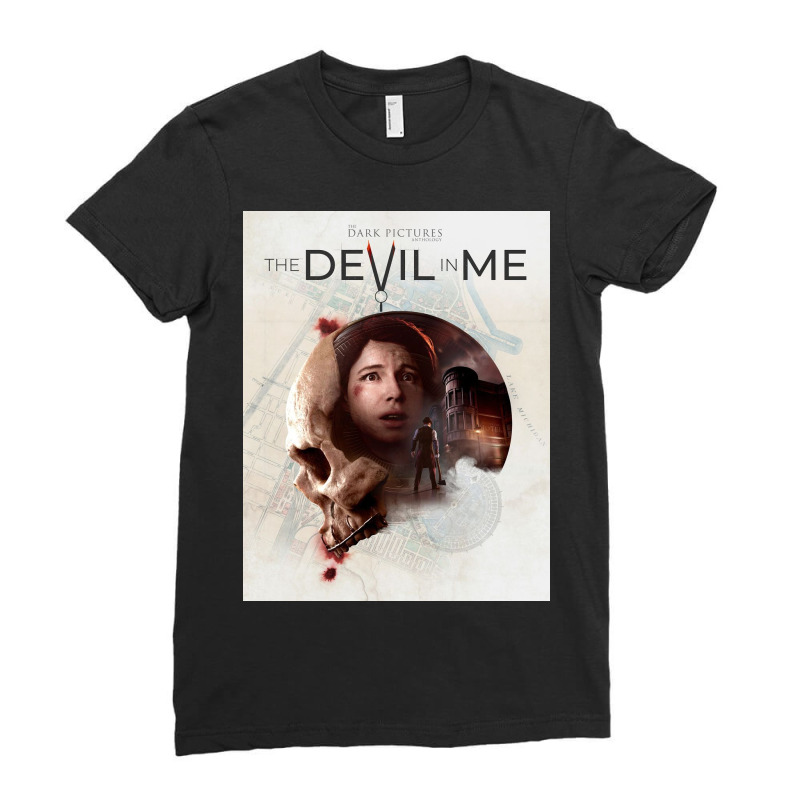 The Devil In Me Ladies Fitted T-Shirt by albalgutierrez | Artistshot