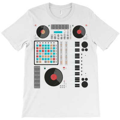 Electronic Music Synthesizer Techno Music For Dj Producer Pullover Hoo T-shirt Designed By Danaisenrikamelgar