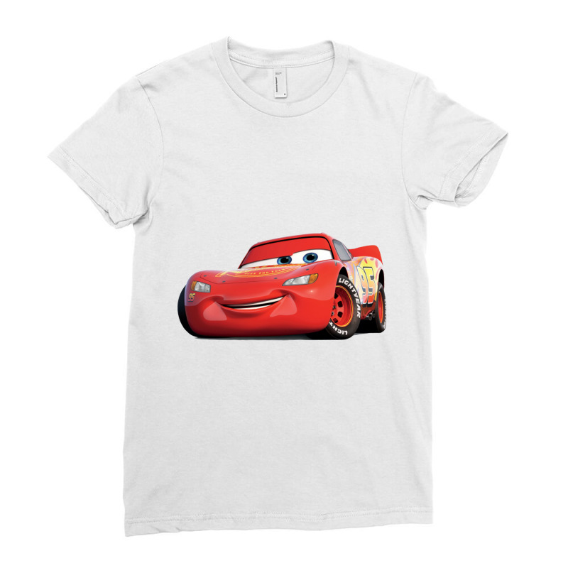 Angry Lightning Mcqueen Ladies Fitted T-Shirt by CristopherMoen | Artistshot