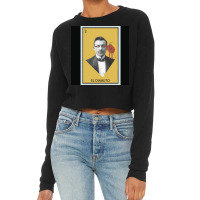 El Diablito The Devil Lotera Poster Cropped Sweater | Artistshot