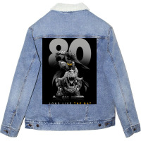 Bat 80 Years Live The Bat  Cute Unisex Sherpa-lined Denim Jacket | Artistshot