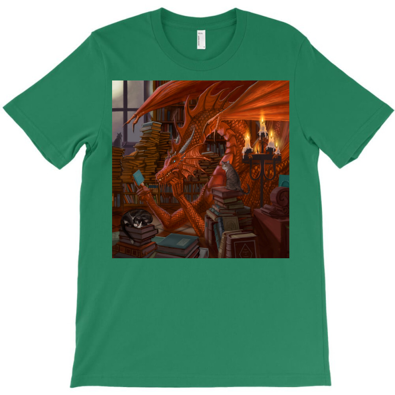 Fantasy Library Poster Aesthetic T-shirt | Artistshot